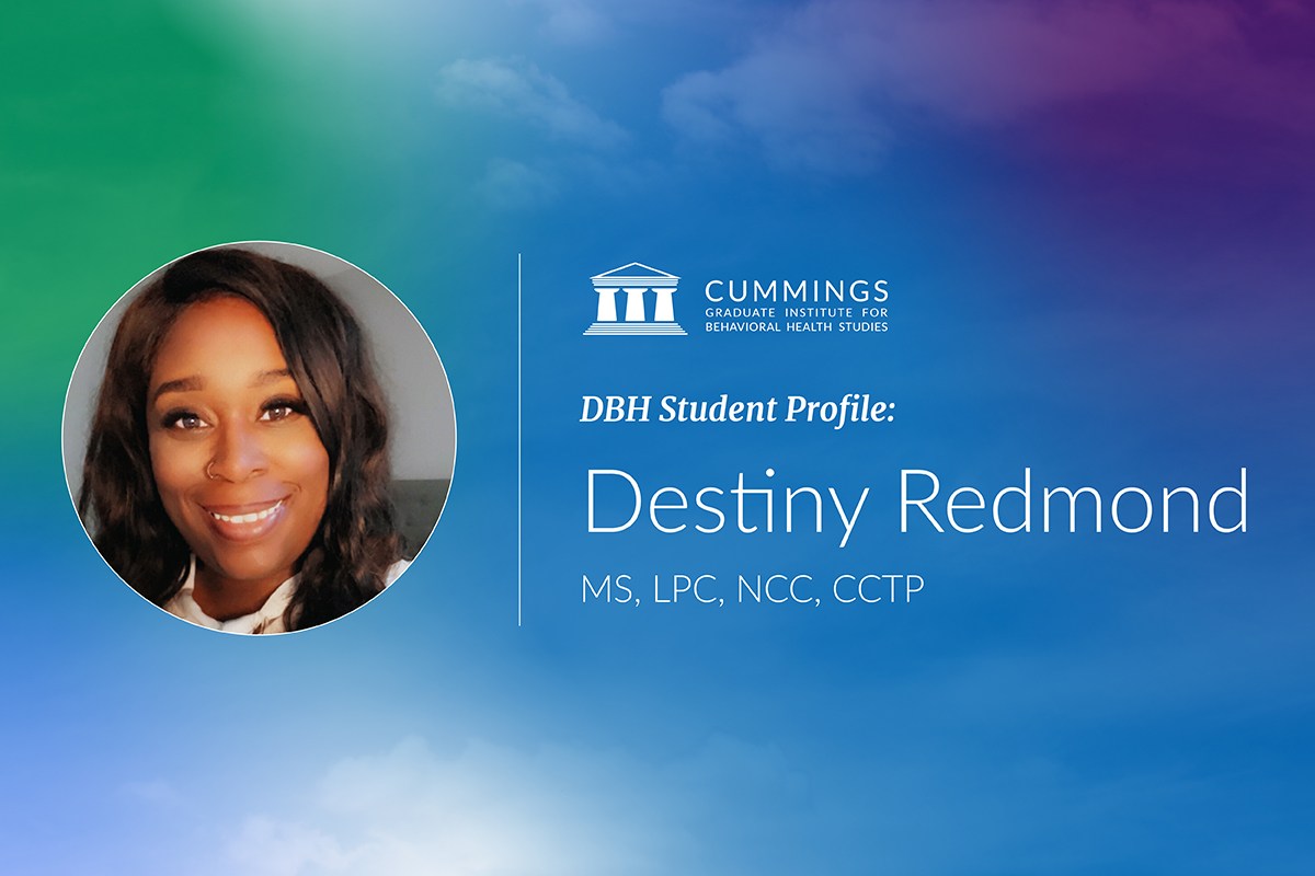 DBH Student Profile: Destiny Redmond, MS, LPC, NCC, CCTP